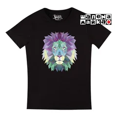 Лев Геометрия черная